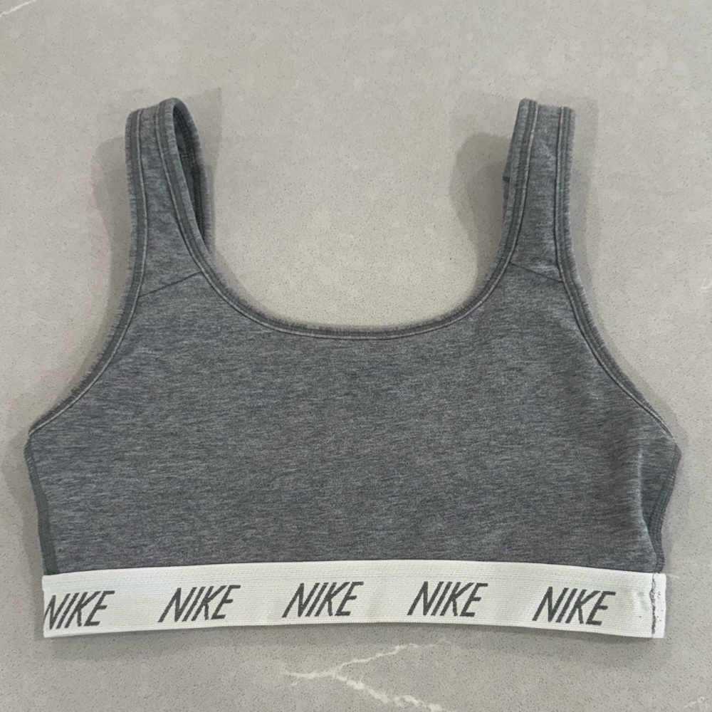 Nike Heather Gray Dri-FIT Top